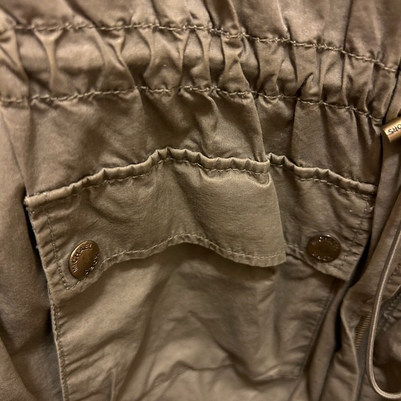 Michael Kors Army Green Lightweight Jacket Sz S - Picture 9 of 13